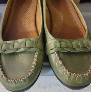 Leather loafers